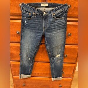 Levi's Women's 711 Skinny Altered Distressed Jean